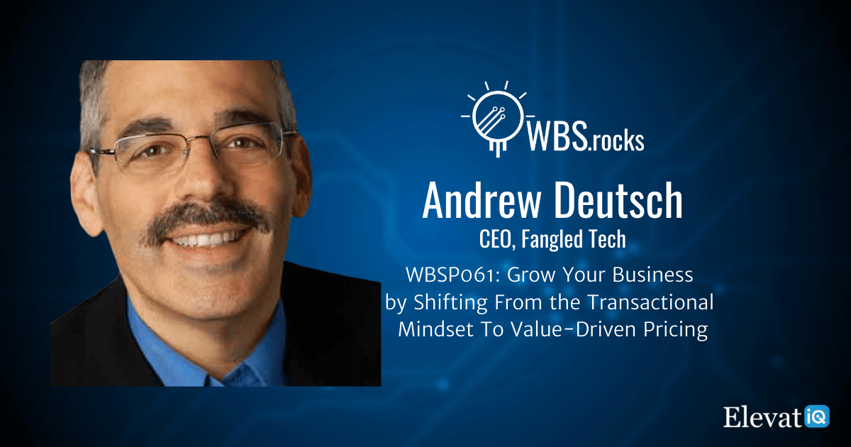 WBSP061: Grow Your Business by Shifting From the Transactional To Value-Driven Pricing Strategies w/ Andrew Deutsch