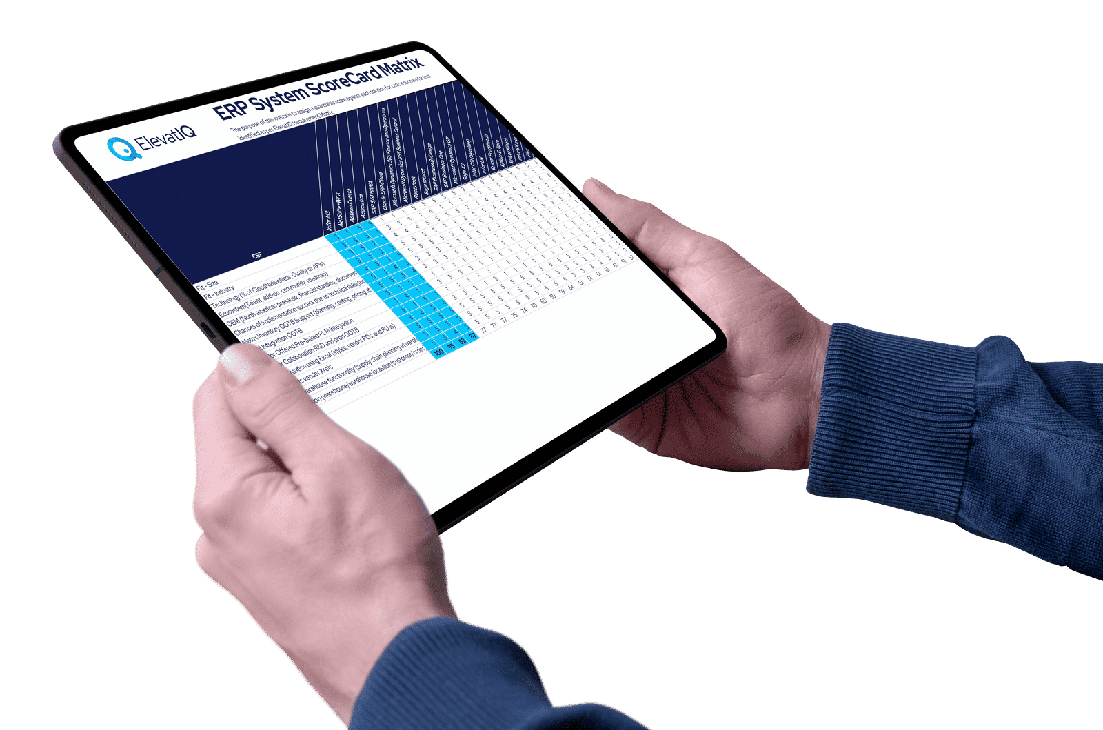 ERP Systems Scorecard Sheet