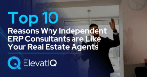 Top 10 Reasons Why Independent ERP Consultants are Like Your Real Estate Agents