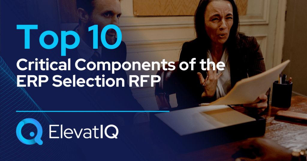 Top 10 Critical Components of the ERP Selection RFP