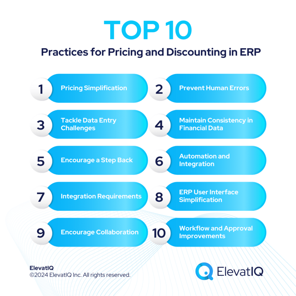 Top 10 Practices for Pricing and Discounting in ERP