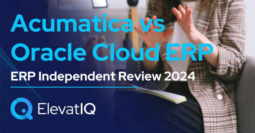 Cover-Acumatica vs Oracle Cloud ERP