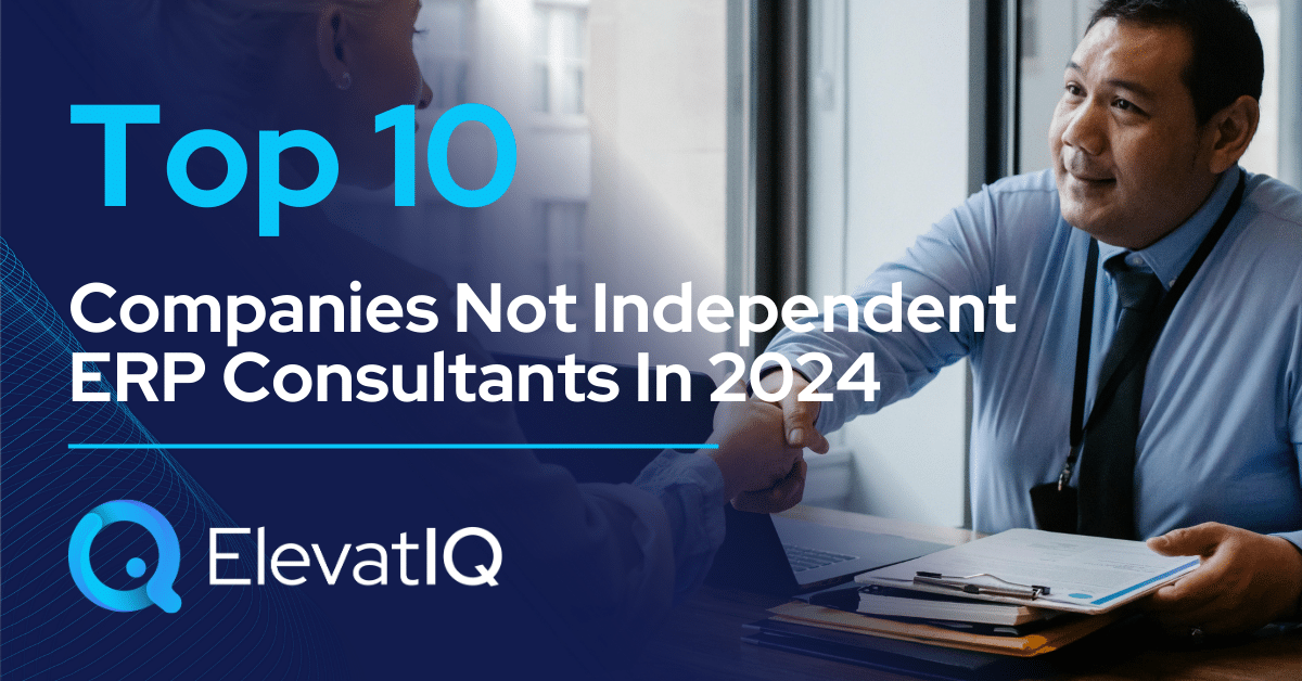 Not Independent ERP Consultants – Cover