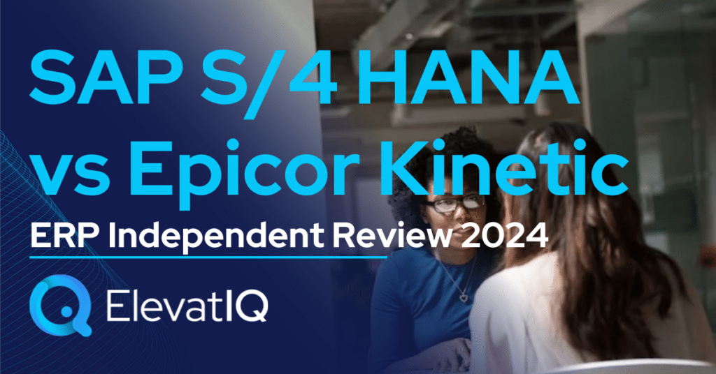 SAP S:4 HANA vs Epicor Kinetic – Cover