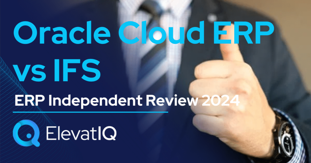 Oracle Cloud vs IFS-Cover