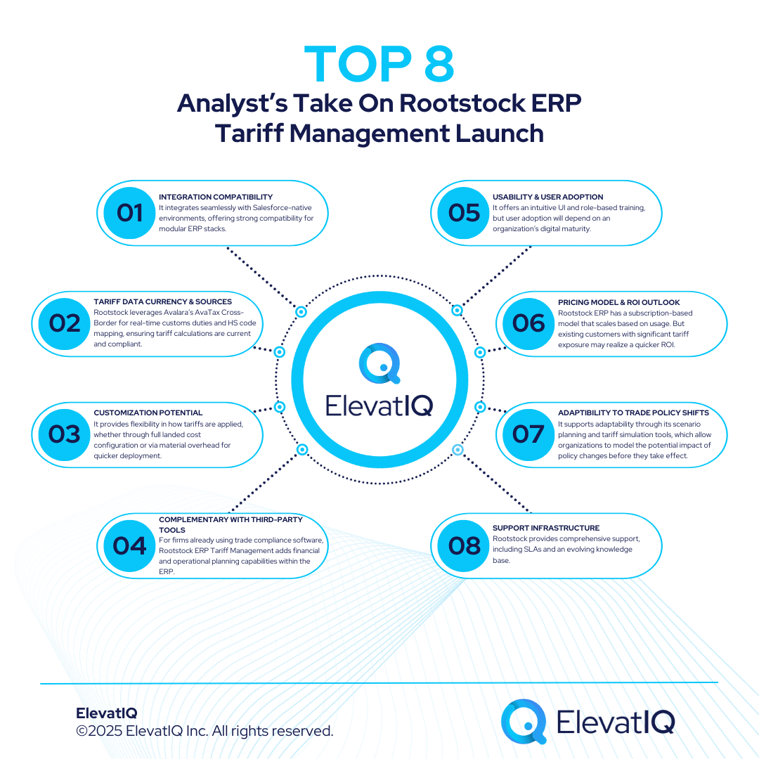 Rootstock ERP: Tariff Management for Improved Manufacturing Operations