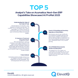 Acumatica: Next-Gen ERP Capabilities Showcased At ProMat 2025