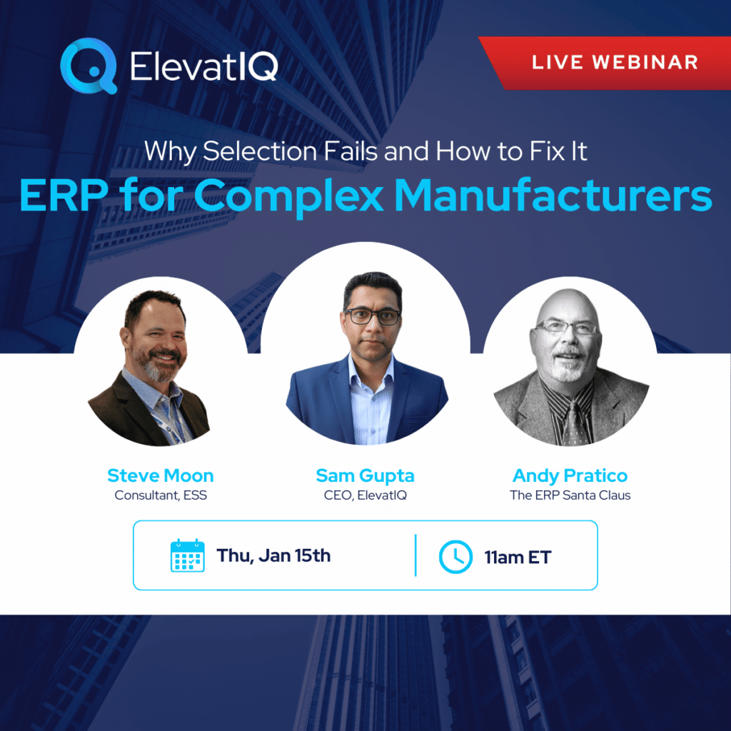 ERP for Complex Equipment Manufacturers@ESS - WP - 3 Speakers