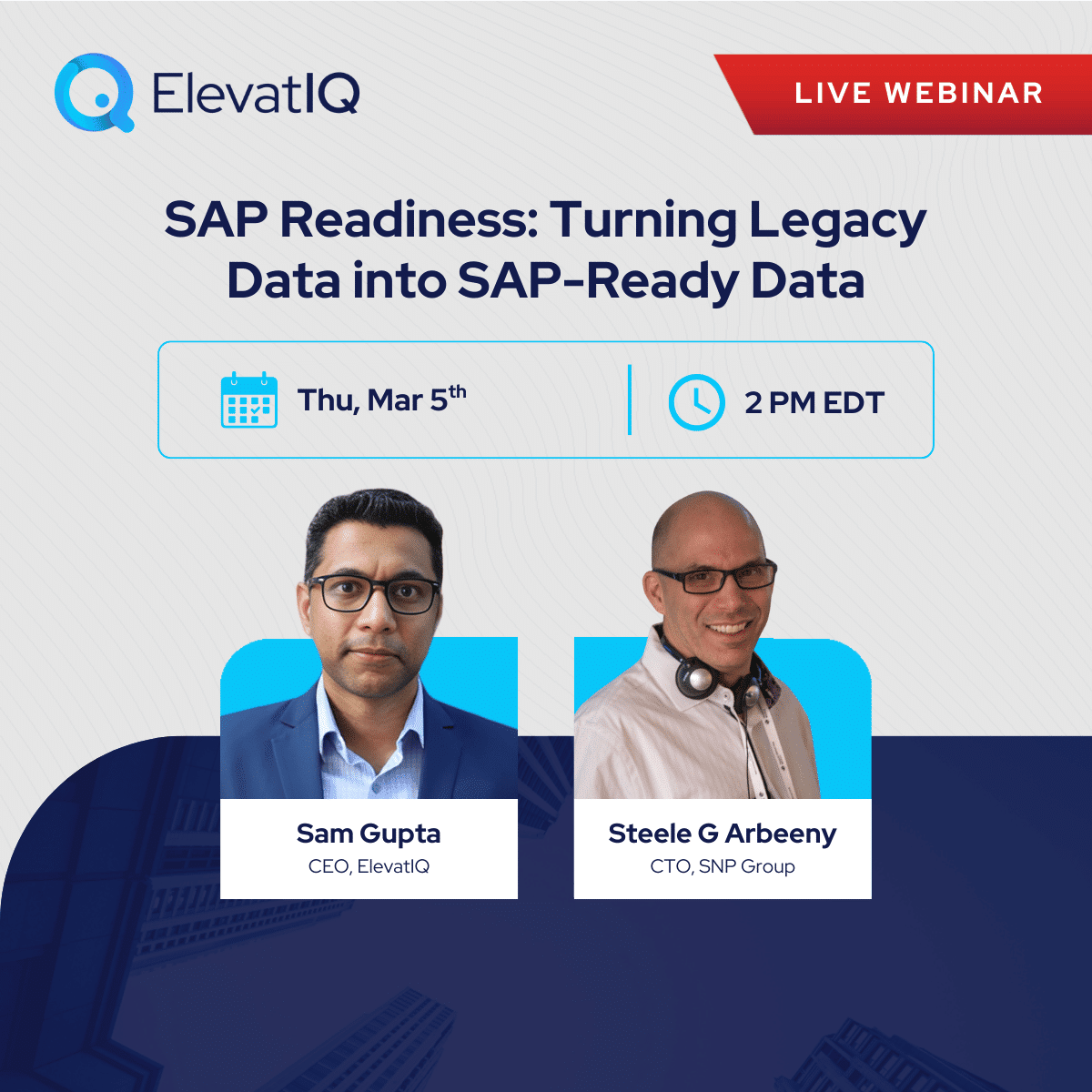 SAP-Ready Data Steele - WP - 2 Speakers