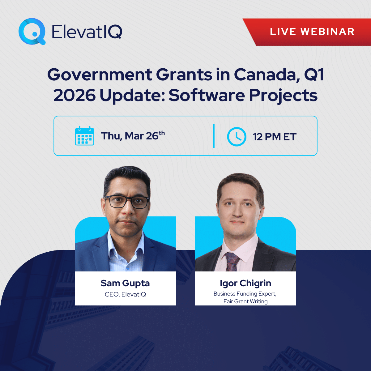 Igor Chigrin Canadian Grants - WP - 2 Speakers