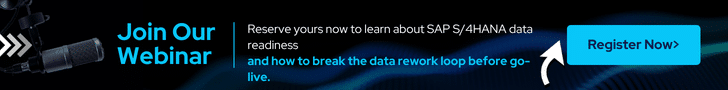 SAP S4HANA Data Readiness - Webinar Page Animated Element
